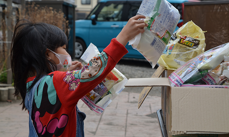 コミュニティイベント、サポート事業 ひとり親世帯・生活困窮限定フードパントリー