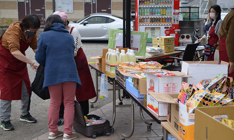 コミュニティイベント、サポート事業 ひとり親世帯・生活困窮限定フードパントリー